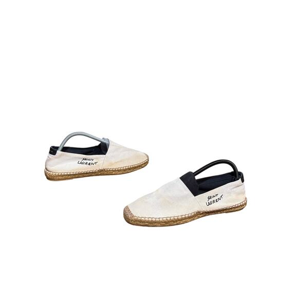 Saint Laurent Shoes - Saint Laurent Espadrilles Natural Beige Canvas size 42 euro
